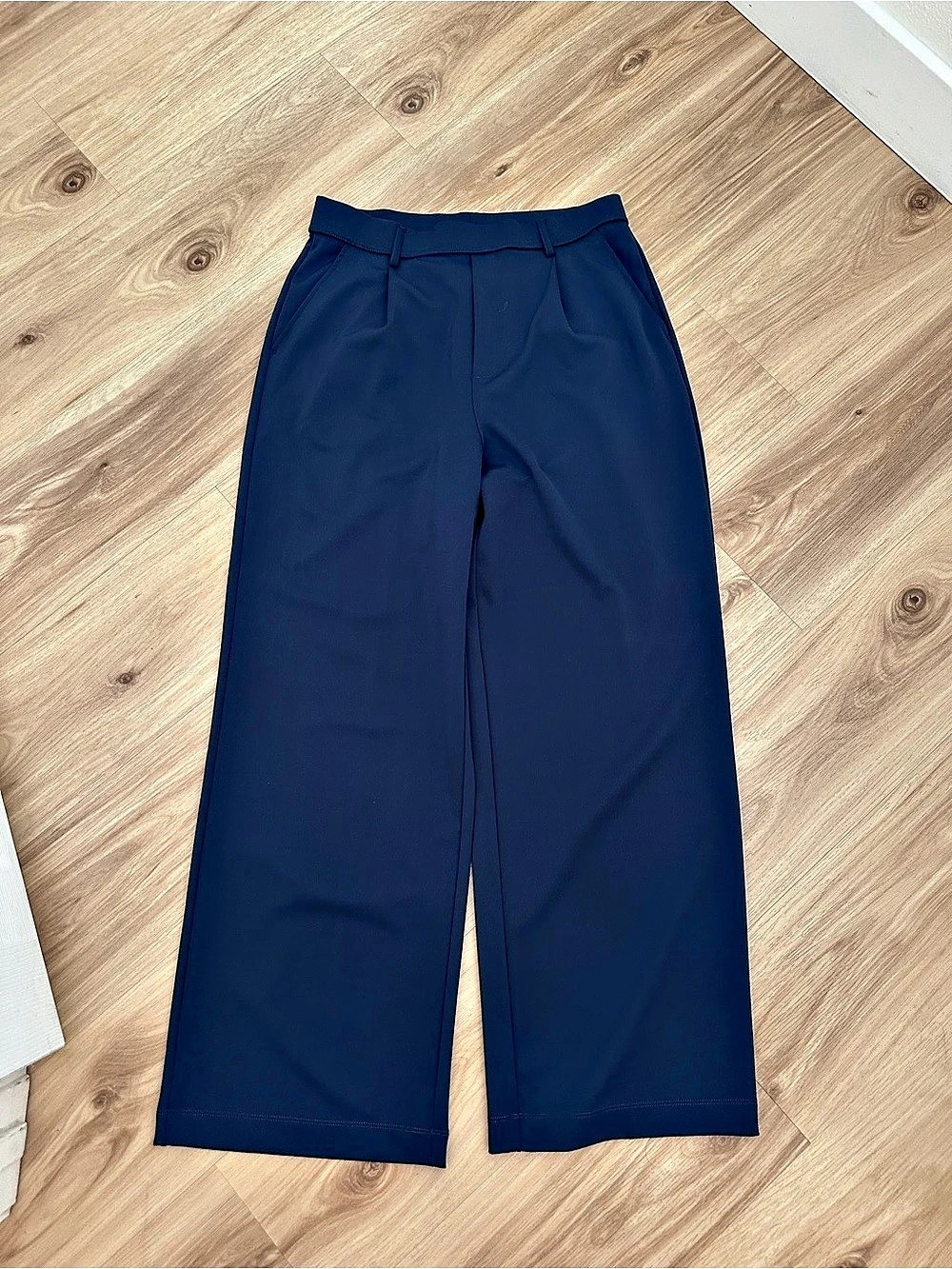 Halara Flex High Waisted Pocket Straight Leg Crepe Work Pants Straight Leg Pants